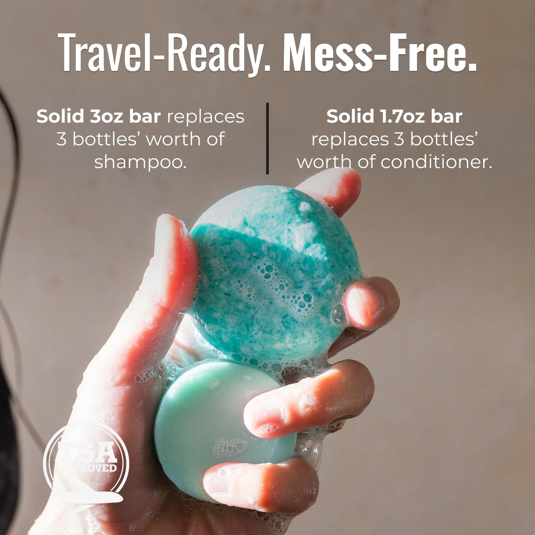 ZWS Essentials Shampoo & Conditioner Bar Duo