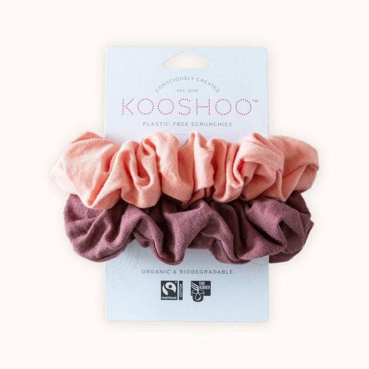 Kooshoo Coral Rose Kooshoo Organic Scrunchies