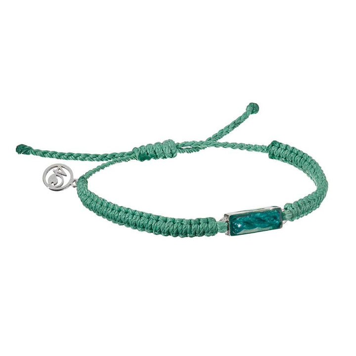 4ocean Seafoam Green Ghost Net Bracelet