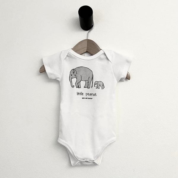 Elephant, Little Peanut Bodysuit – Eco-Friendly Fabric
