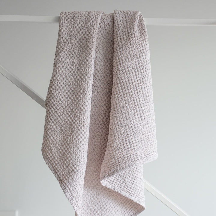 AmourLinen Bath Towel / Cream Linen Waffle Towel