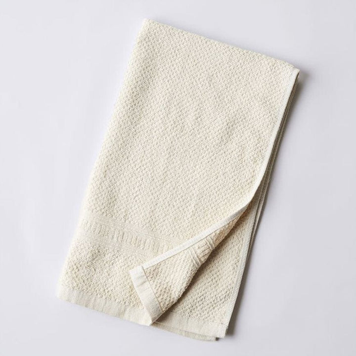 Anact Natural: Undyed + Unbleached Sustainable Hemp & Organic Cotton Hand Towels, 2-Pack