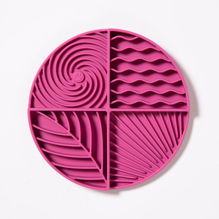 Awoo FUSCHIA Paradise Lick Mat For Dogs