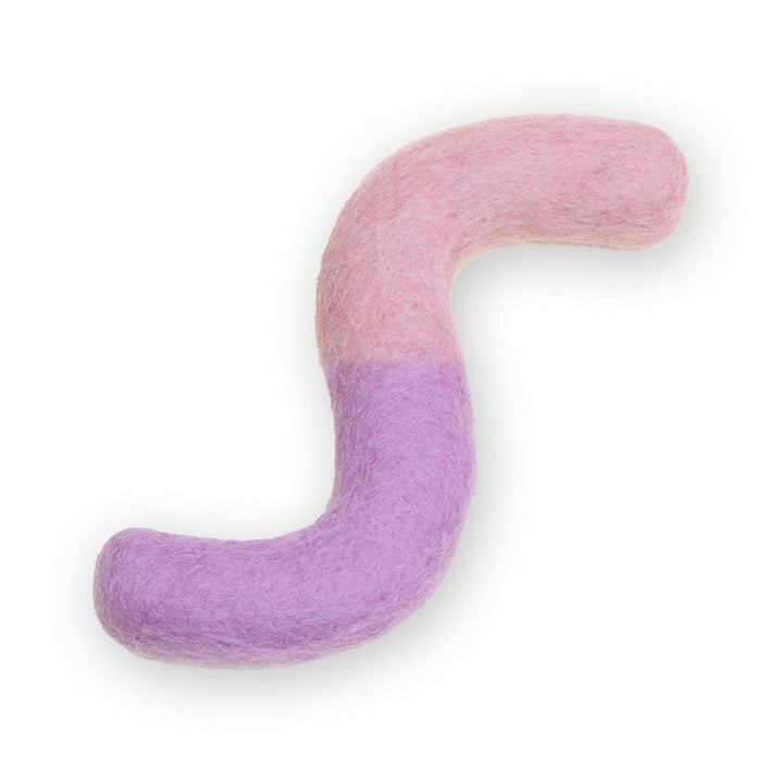 Awoo LILAC Noodle Felt Dog Toy