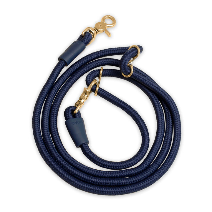 Awoo NAVY Recycled Infinity Dog Leash