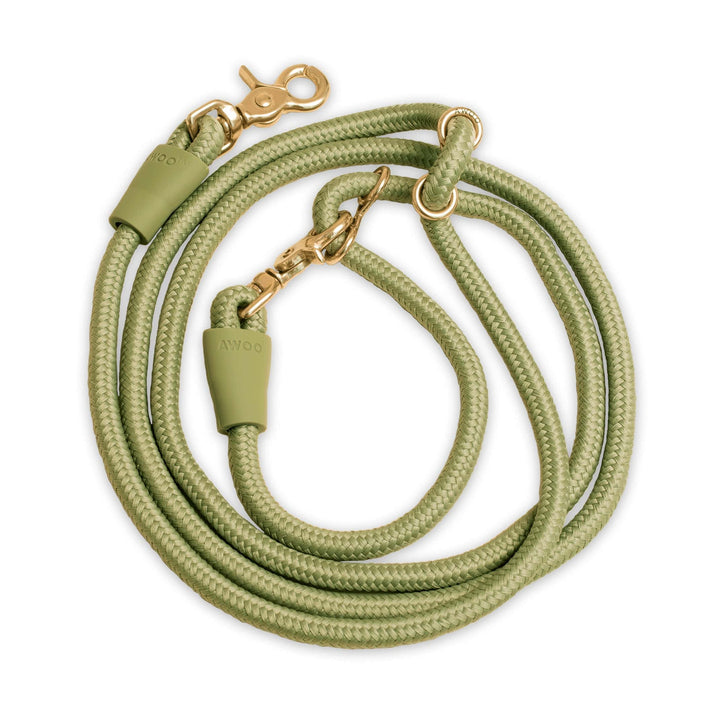Awoo OLIVE Recycled Infinity Dog Leash