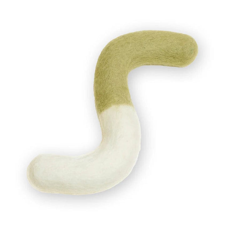 Awoo Pets LIME Noodle Felt Dog Toy