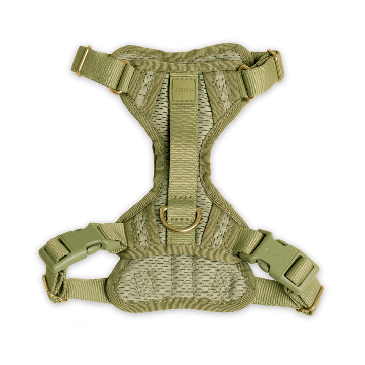 Awoo Small / OLIVE Huggie Dog Harness