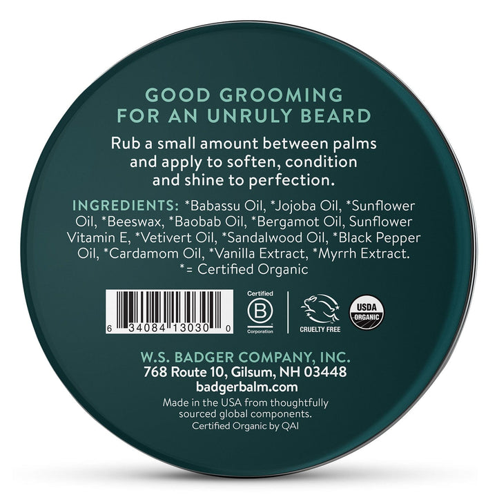 Badger Organic Beard Balm