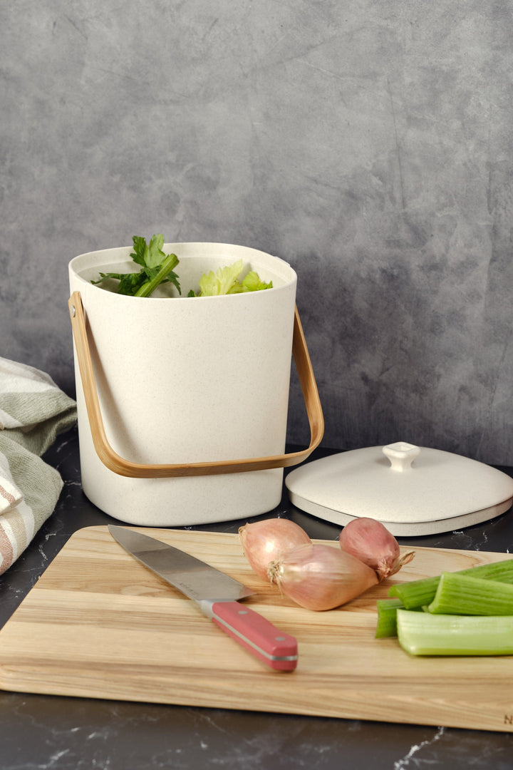 Bamboozle Home Plant-Based Countertop Compost Bin