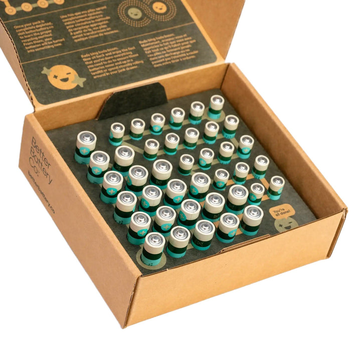 Better Battery Co. AA/AAA Combo Pack Recyclable Batteries
