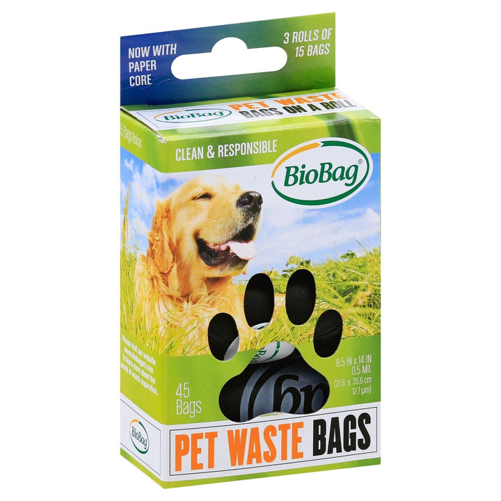 BioBag Compostable Pet Waste Bags - 45pk