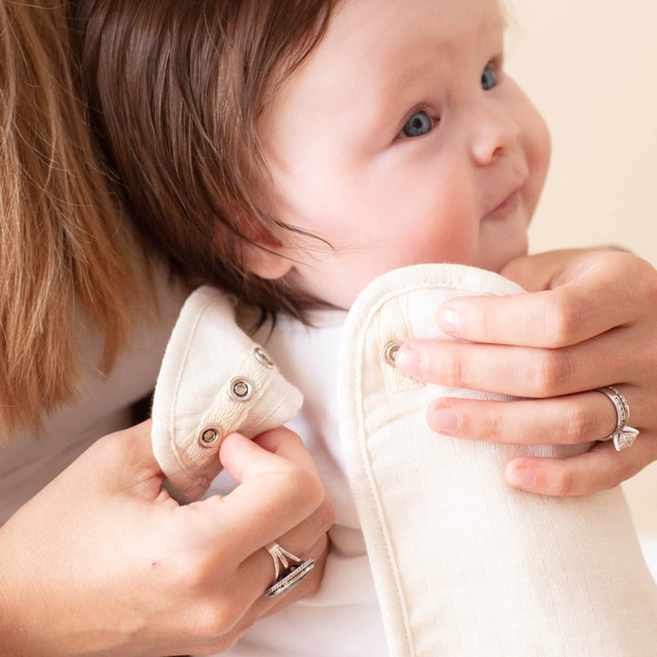 Blaynk Organic Cotton Muslin Baby Bibs 3-pack