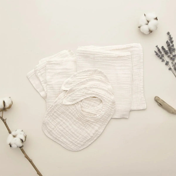 Blaynk Organic Cotton Muslin Baby Bundle Set