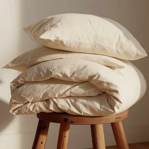 Blaynk Organic Cotton Sateen Sheet Set & Duvet Cover