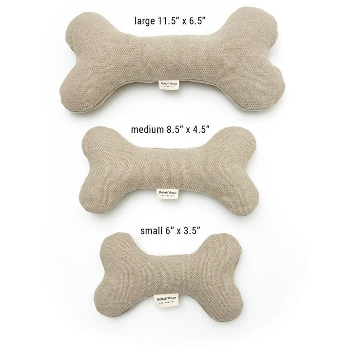 Boba & Vespa Hemp Dog Bone- Small, Medium, or Large