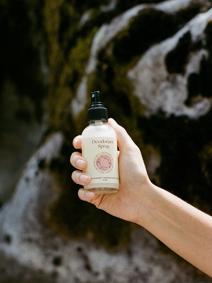 Circular Bodies Spray Deodorant - Baking Soda Free Deodorant, All Natural, Sensitive Skin, Refillable, 4 oz.