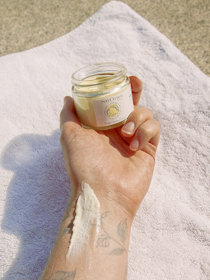 Circular Bodies Sun Cream - Plastic Free Sunscreen, All Natural, Reef Safe, 2oz