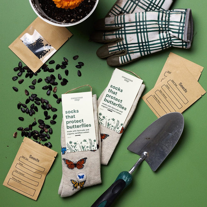 Conscious Step Socks that Protect Butterflies