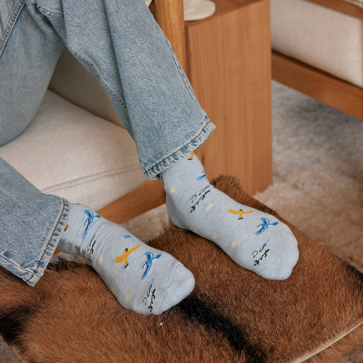 Conscious Step Socks that Protect Songbirds