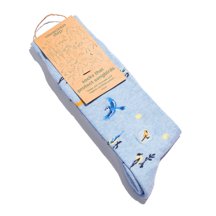 Conscious Step Socks that Protect Songbirds