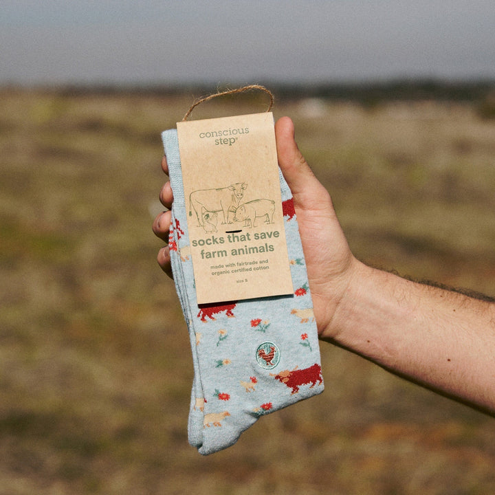 Conscious Step Socks that Save Farm Animals