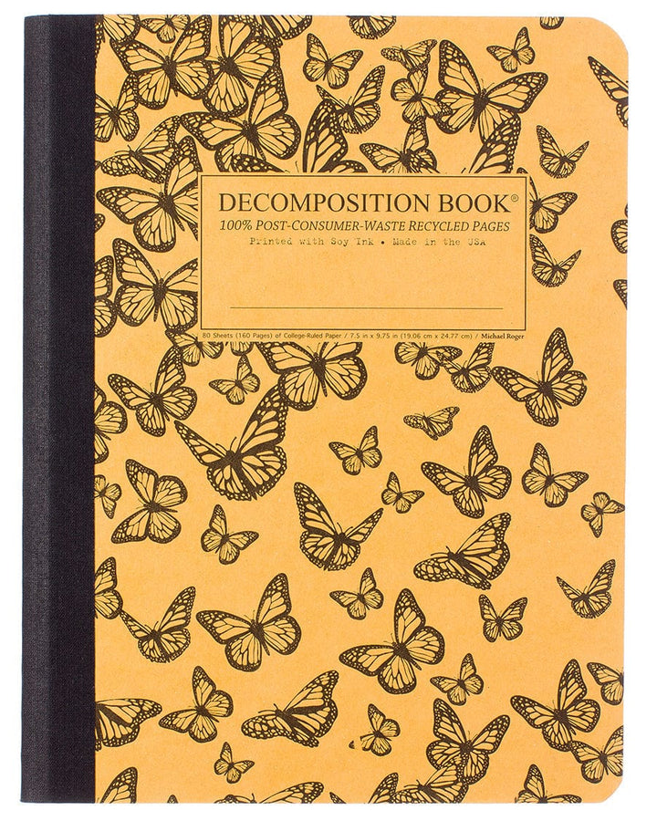 Decomposition Monarch Migration Ruled Decomposition Notebook