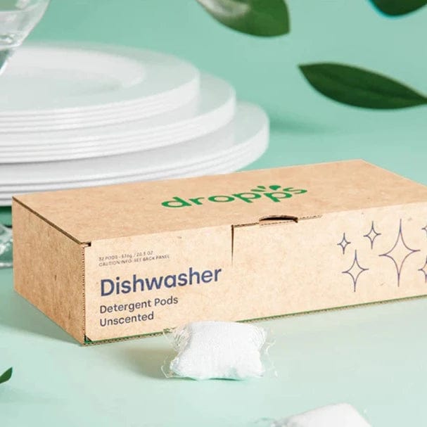 Dropps Dishwasher Detergent Pods- Unscented or Lemon