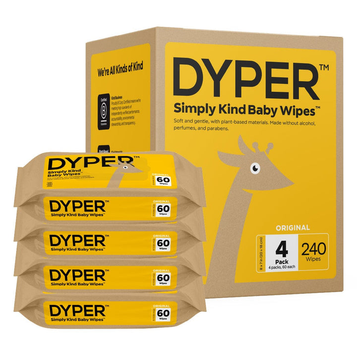 DYPER 4 Pack Baby Wipes