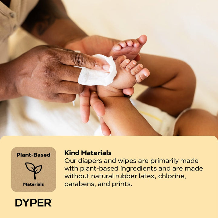 DYPER 4 Pack Newborn Baby Wipes