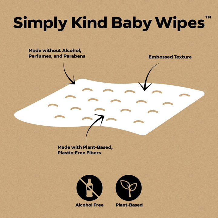 DYPER 6 Pack Travel Baby Wipes