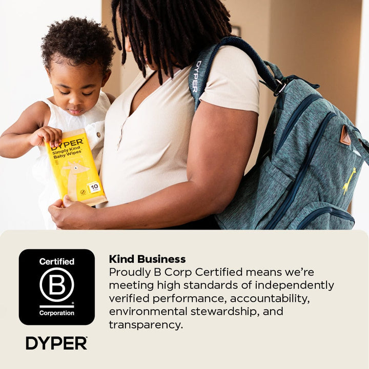 DYPER 6 Pack Travel Baby Wipes
