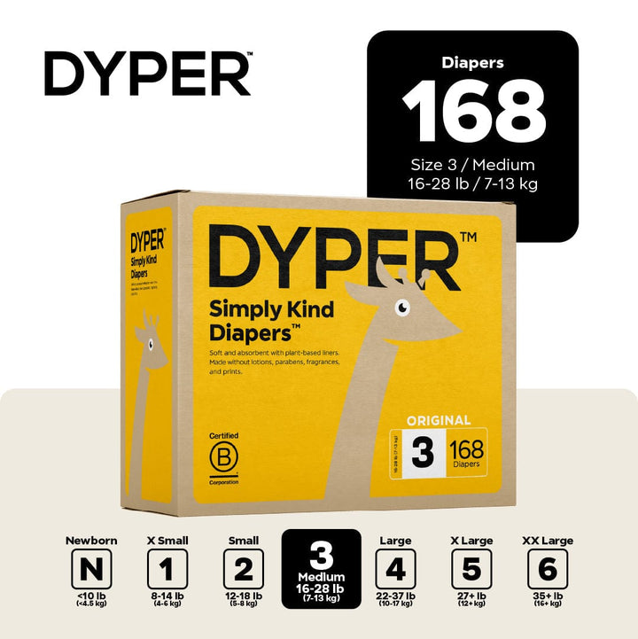 DYPER Diapers Monthly Box