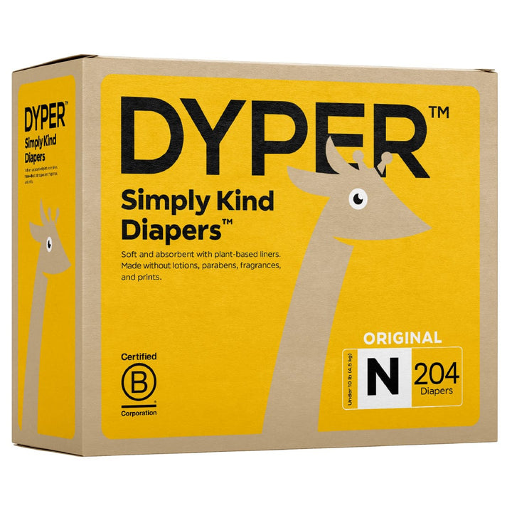 DYPER Newborn Diapers Monthly Box