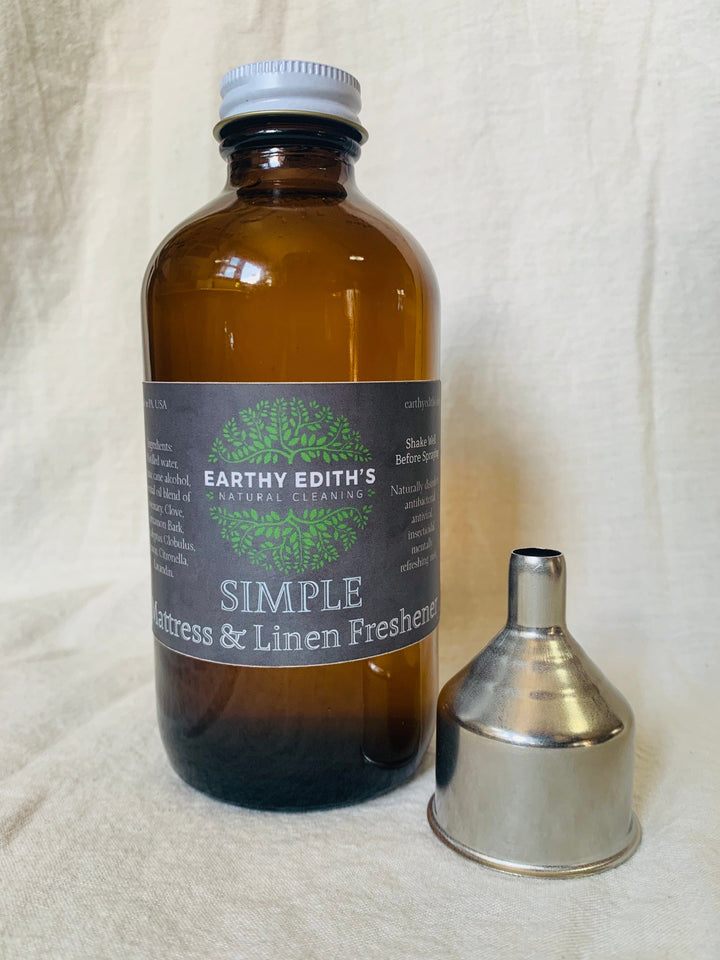 Earthy Edith’s 8oz Refill with stainless steel funnel Linen Freshener