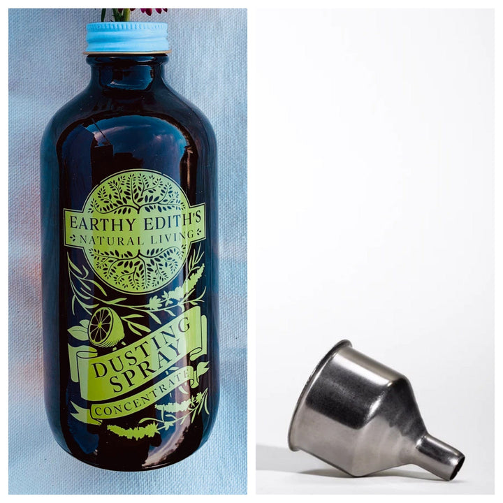 Earthy Edith’s Concentrate with stainless steel funnel SIMPLE Dusting Spray