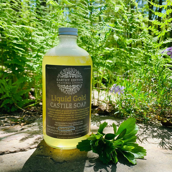 Earthy Edith's Liquid Gold All Purpose Castile Soap