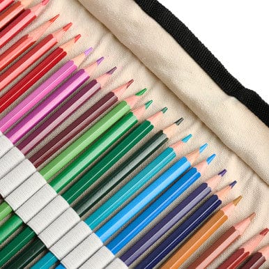 eco-kids NEW watercolor pencils - 36 pencils in canvas wrap