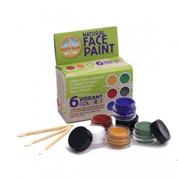 Ecopiggy 6 Pack EarthPaint Non-Toxic Children's Face Paint