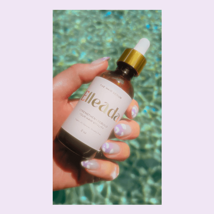 Elleada Vegan Hair Strengthening Serum – Natural Relief for Hair Loss & Itchy Scalp