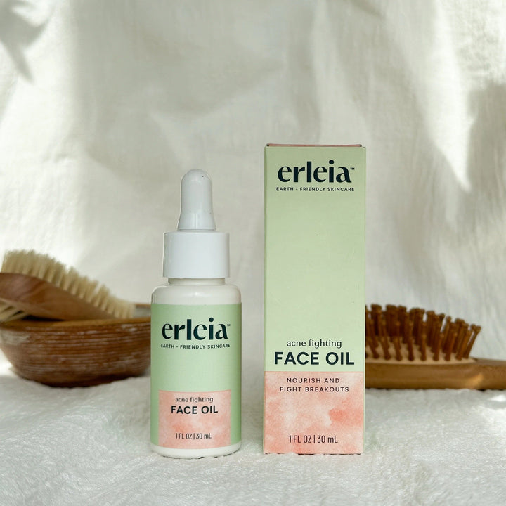Erleia Acne Prone Skin Facial Oil - For All Skin Types, Acne Prone and Anti-Aging