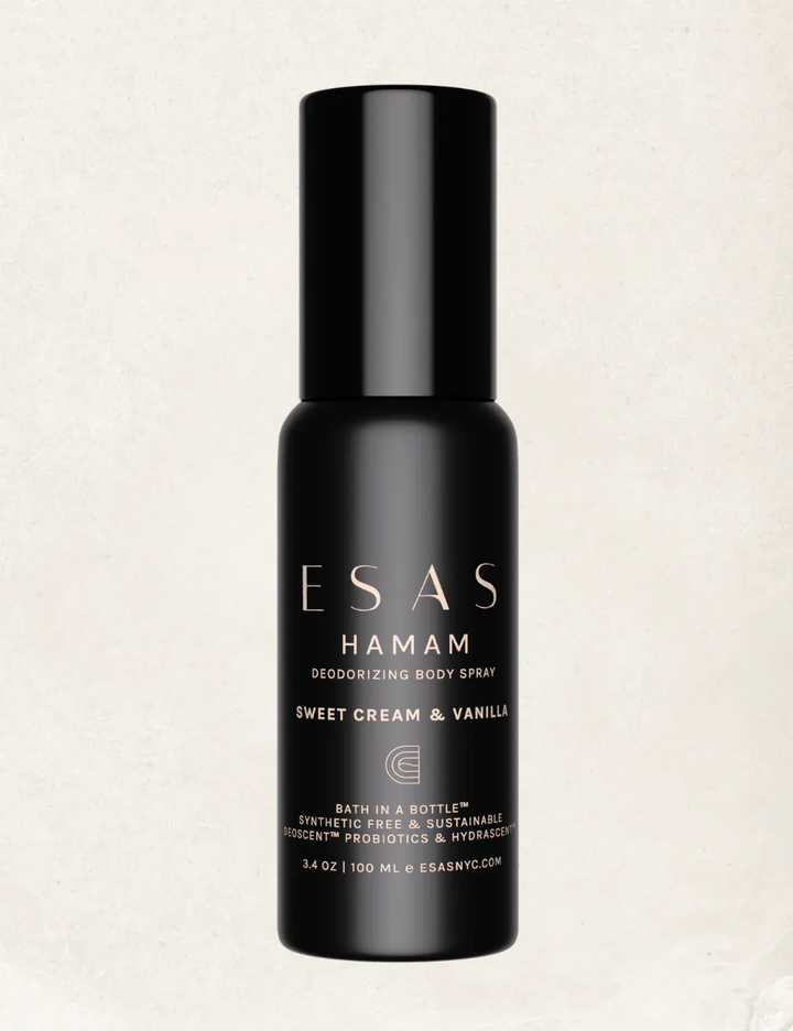 Esas Beauty 3.4 OZ (1200 SPRAYS) Sweet Cream & Vanilla Hamam Deo Body Spray