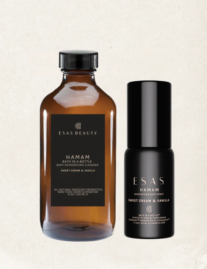 Esas Beauty 8 OZ REFILL Sweet Cream & Vanilla Hamam Deo Body Spray