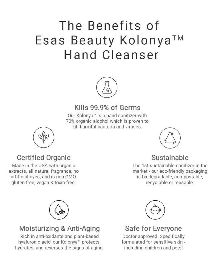 Esas Beauty Kismet Kolonya Hand Cleanser Duo