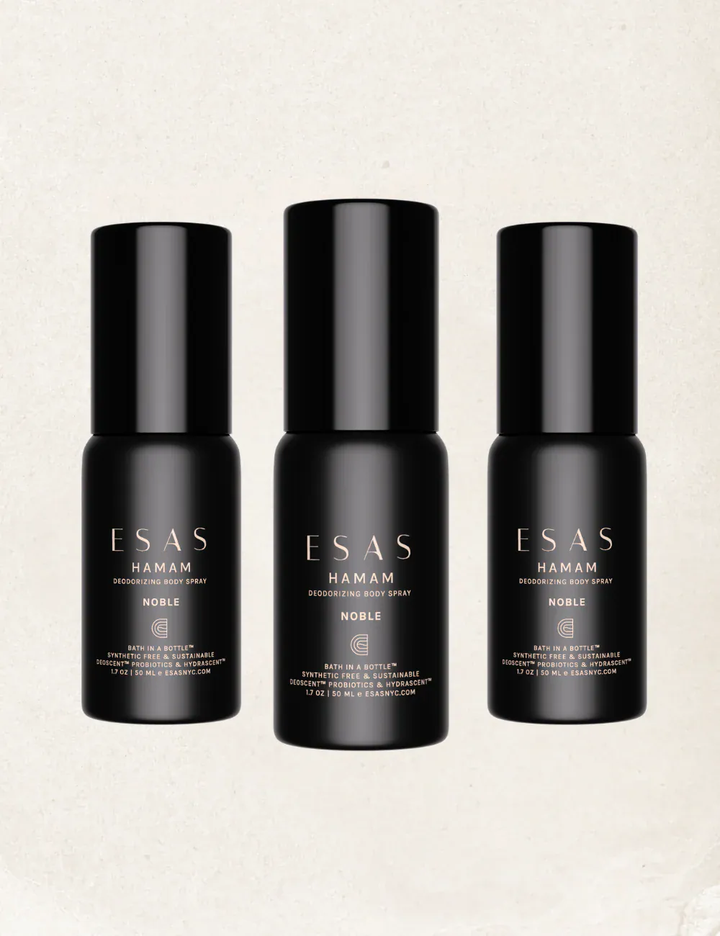 Esas Beauty TRIO 1.7 OZ (540 SPRAYS) Noble Hamam Deo Body Spray