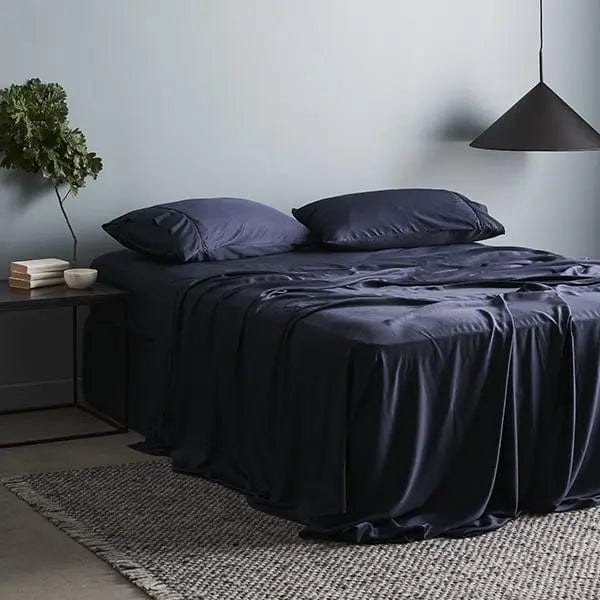 ettitude Cal King / Ocean Signature Sateen Sheet Set - 12 Color Options