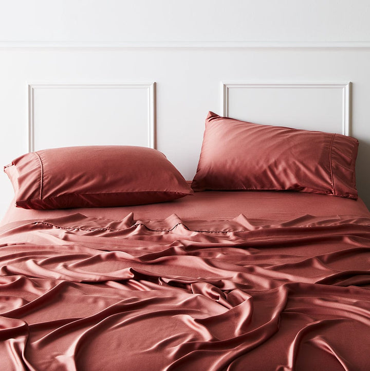 ettitude Canyon / Full Signature Sateen Flat Sheet