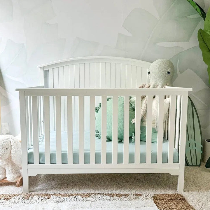 ettitude CleanBamboo® Signature Sateen Crib & Toddler Fitted Sheet