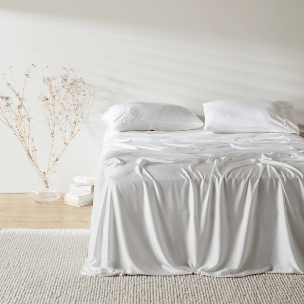 ettitude Cloud / Twin Signature Sateen Sheet Set