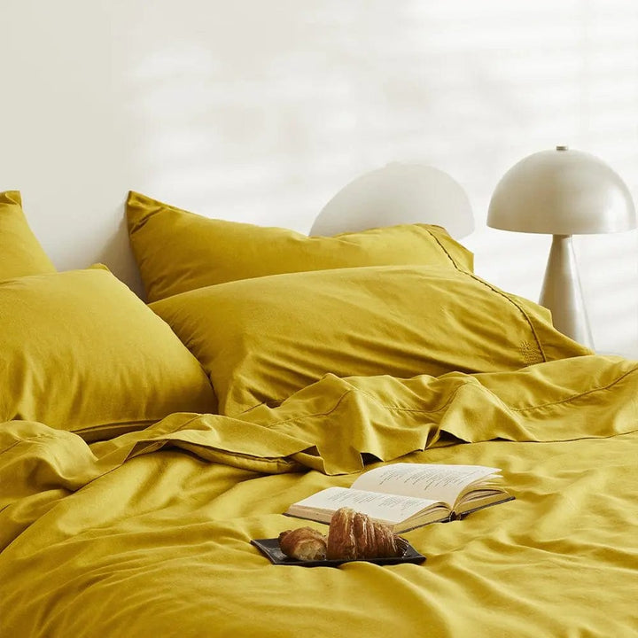 ettitude Honey / Standard Linen+ Pillowcase Set